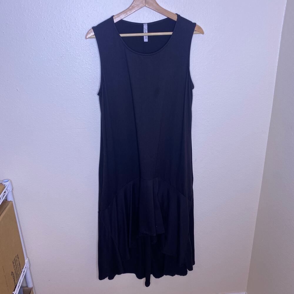 Love In Black Sleeveless Dress Medium